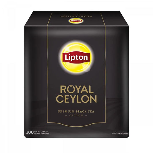 Té Negro Lipton Royal Ceylon 100 Bolsitas