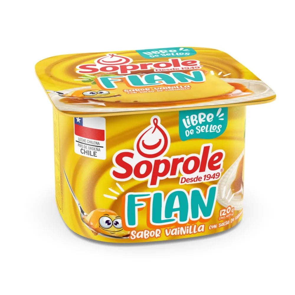 Flan Vainilla Soprole 120 Gr