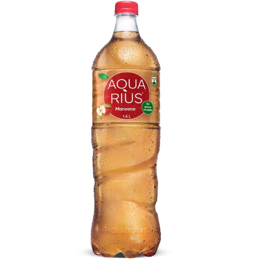 Agua Saborizada Aquarius Manzana Sin Azúcar Botella 1.6 L
