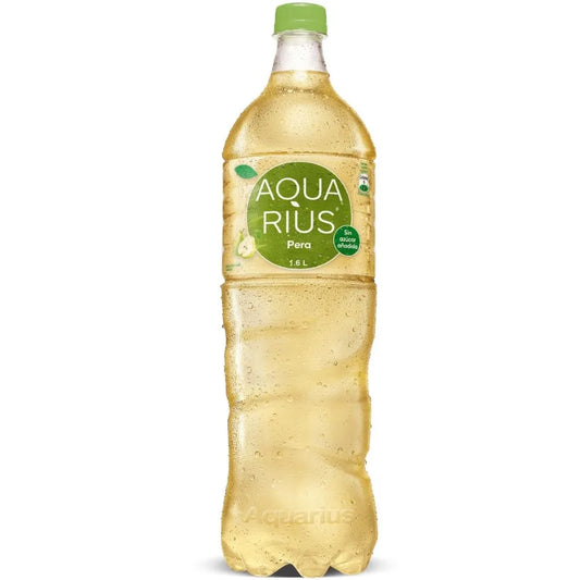 Agua Saborizada Aquarius Pera Sin Azúcar Botella 1.6 L