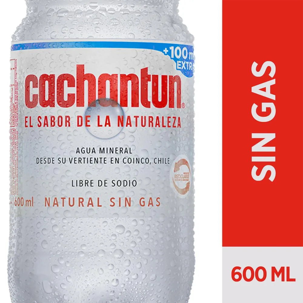 Agua Sin Gas Cachantun 600 Ml