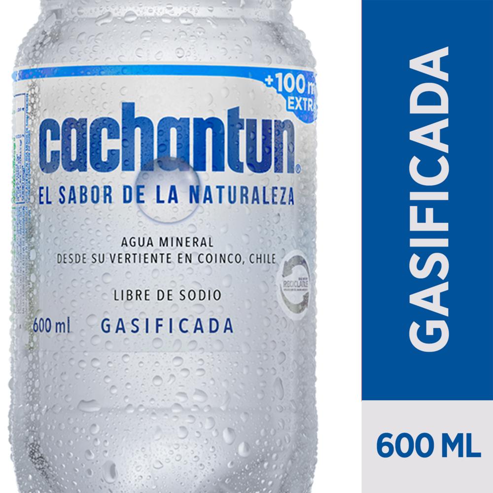 Agua Mineral Con Gas Cachantun 600 ml