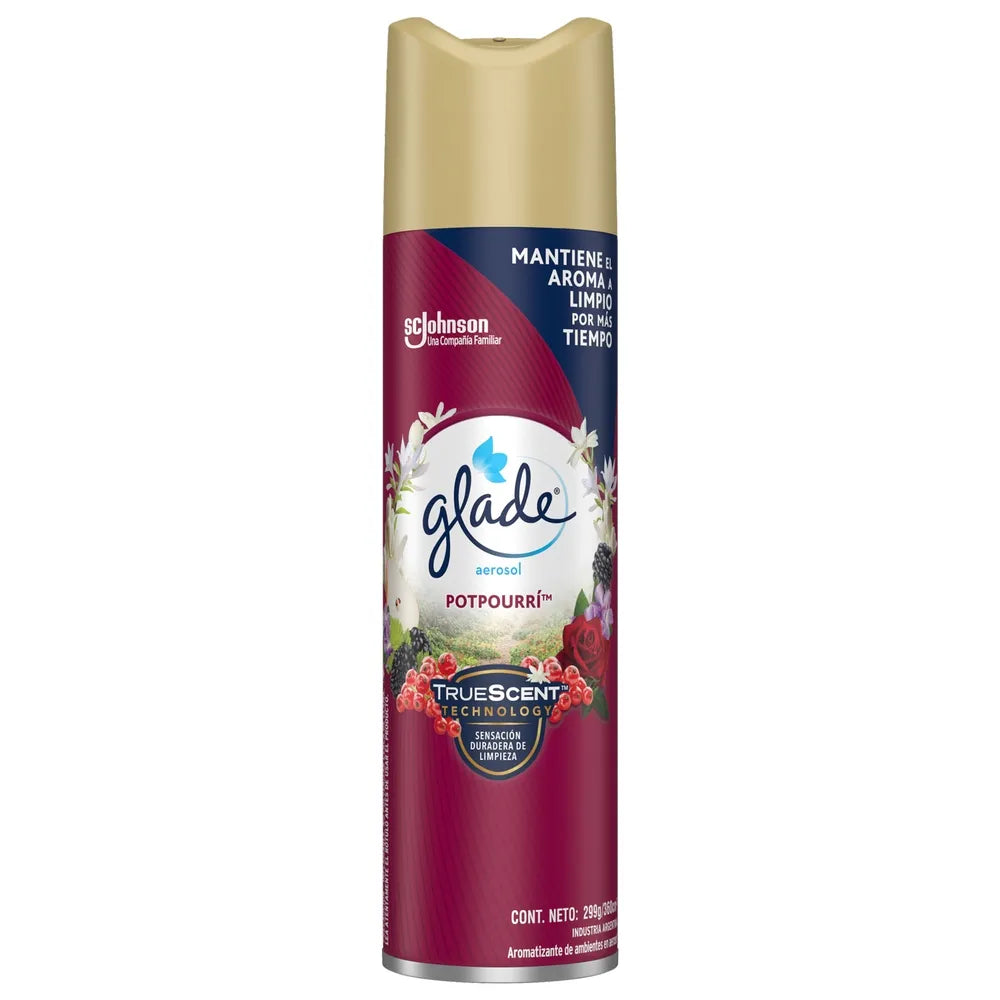 Desodorante Ambiental Aerosol Potpourri Glade 360 Ml