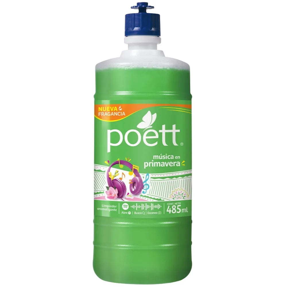 Limpiador de Pisos Poett Música en Primavera 485 Ml