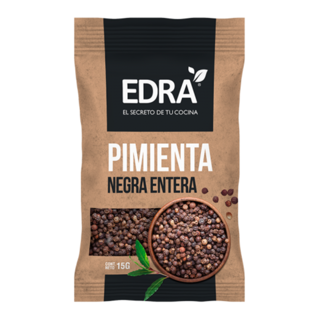 Pimienta Negra Entera Edra Sobre 15 g