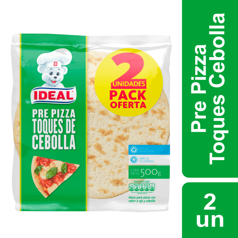 Prepizza Ideal Toques de Cebolla Pack 2 Un