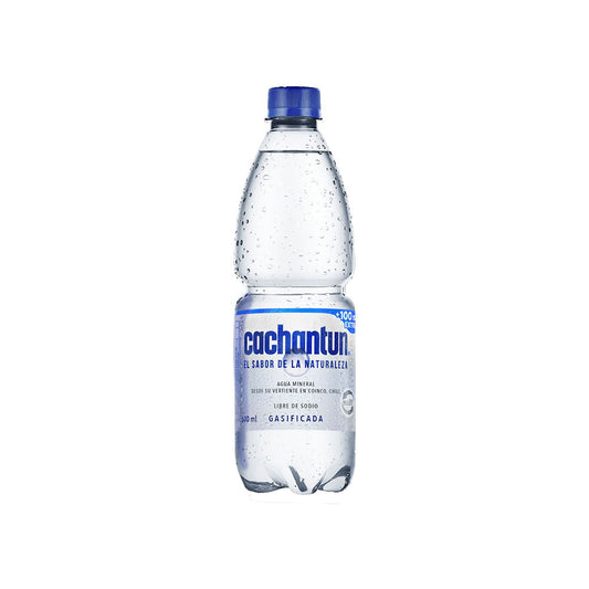 Agua Mineral Con Gas Cachantun 600 ml