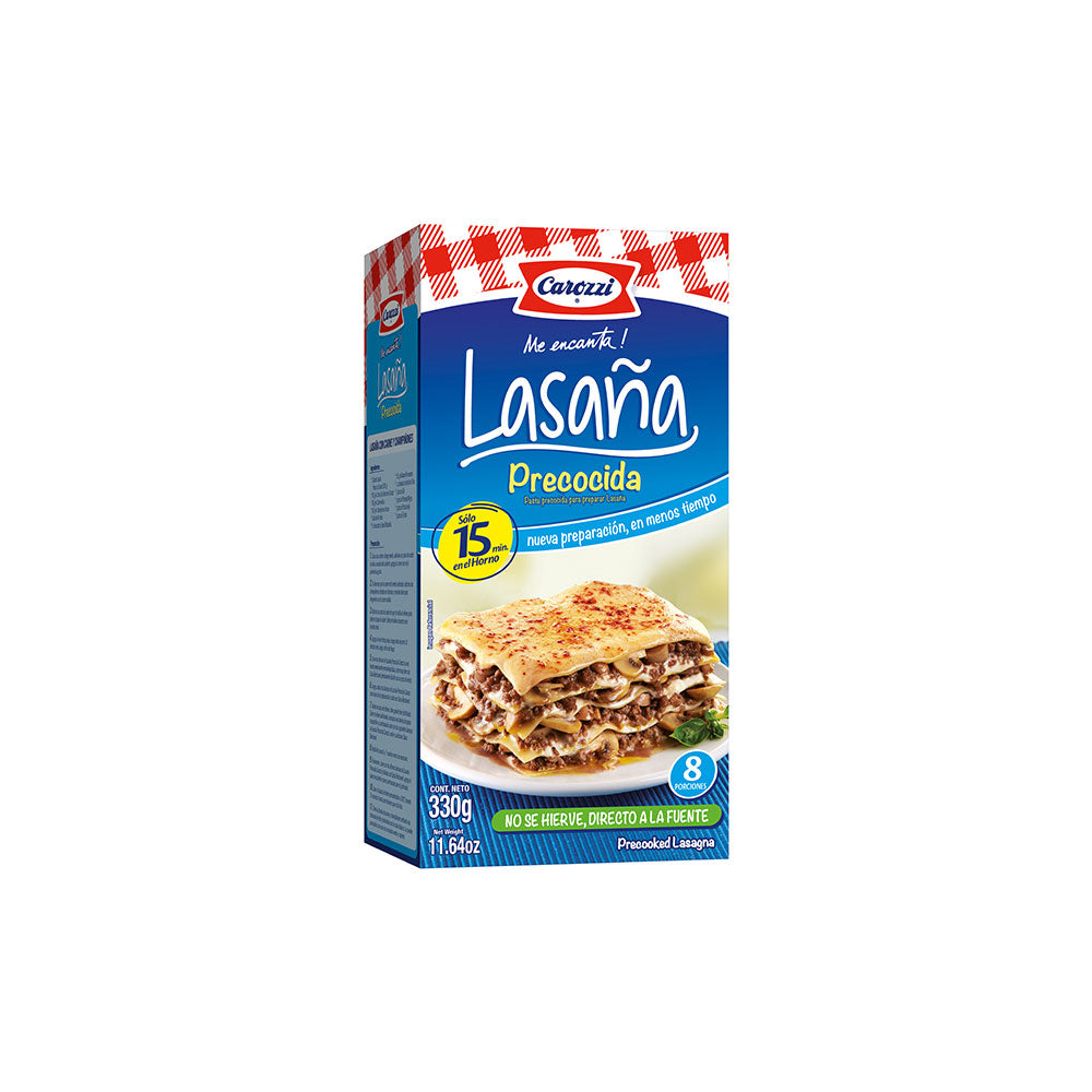 Lasaña Precocida Carozzi 330 Gr