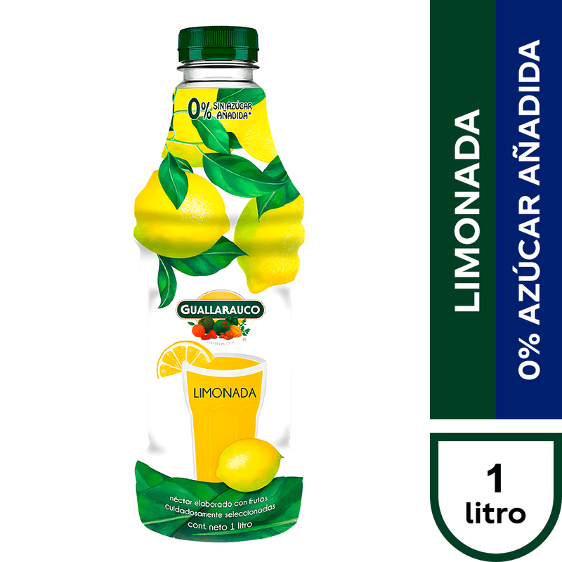 Jugo Néctar Limonada Sin Azúccar Guallarauco 1 L