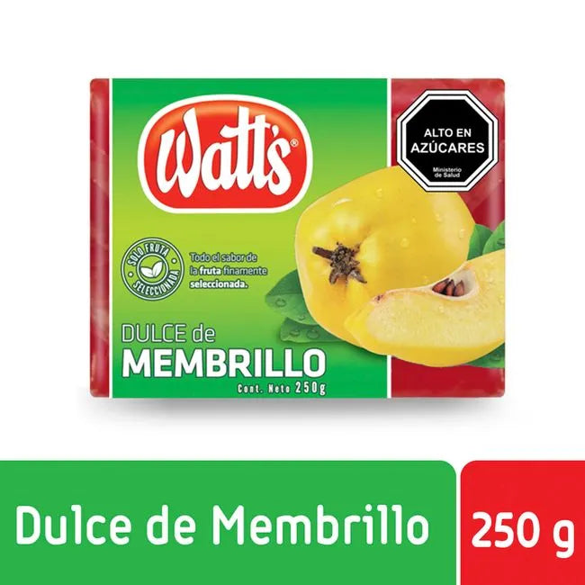 Dulce de Membrillo Watts 250 Gr
