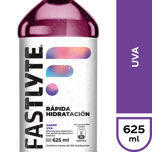 Bebida Isotónica Fastlyte Sabor Uva 625 ml