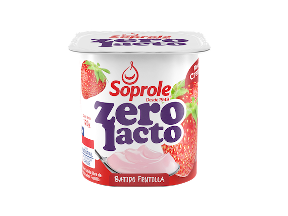 Yoghurt Zero Lacto Frutilla Soprole 120g