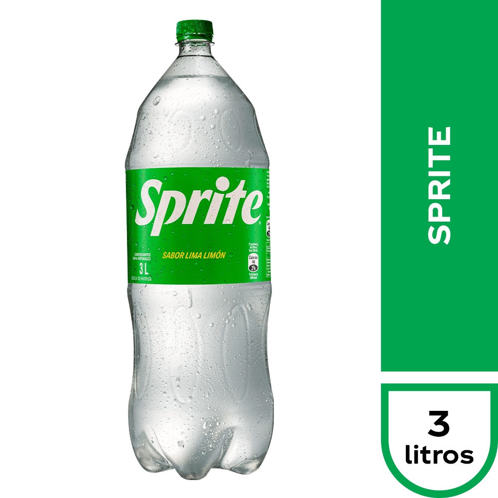 Bebida Gaseosa Sprite Desechable 3 Lt