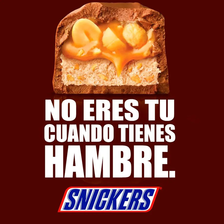 Chocolate Snickers Con Leche y Maní 52.7 g
