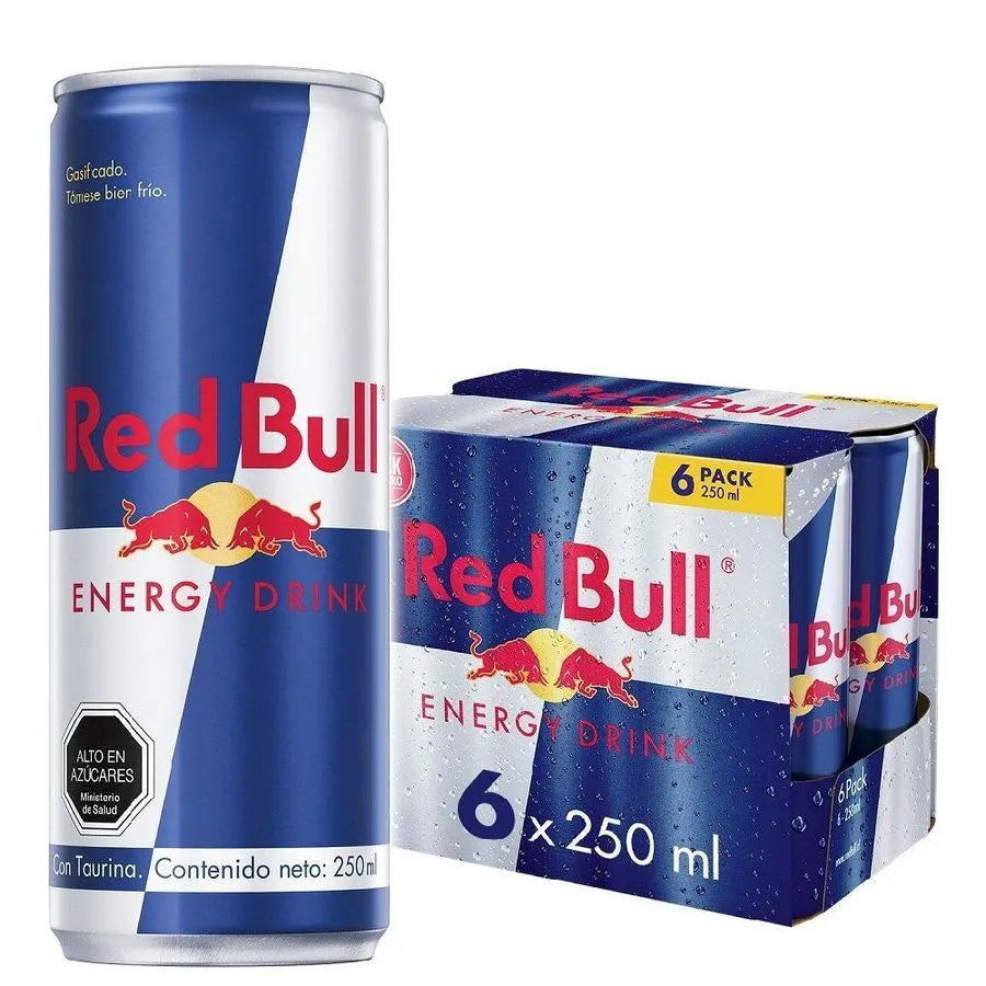 Pack Ahorro 6 un Bebida Energética Red Bull 250 ml