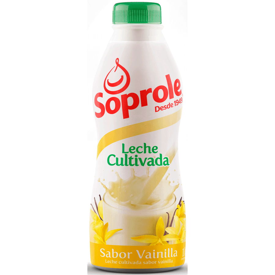 Leche Cultivada Sabor Vainilla Soprole 1L