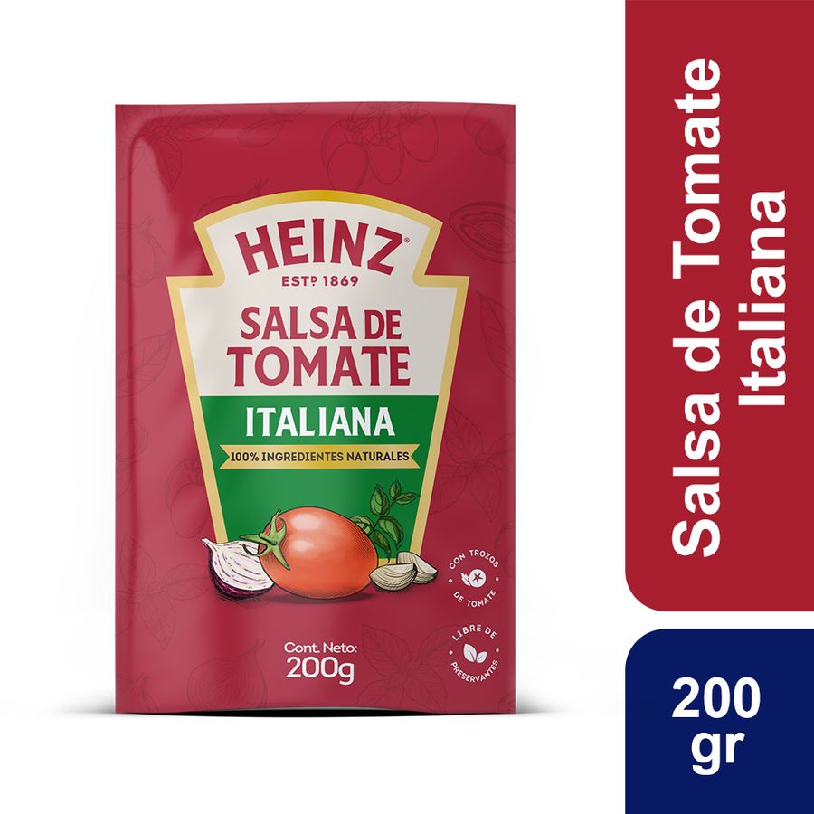 Salsa de Tomate Heinz Italiana 200 g