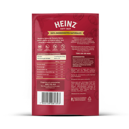 Salsa de Tomate Heinz Italiana 200 g