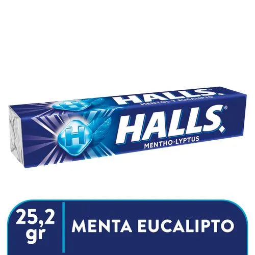 Halls Lyptus Menta 9 Porciones 25g