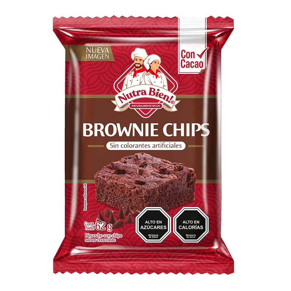 Brownie Chips Nutra Bien 62g