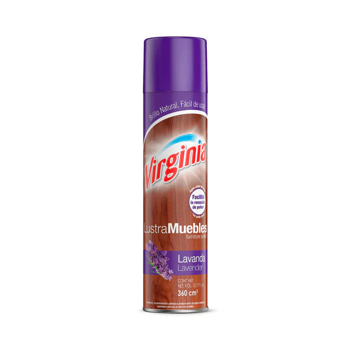 Lustra Muebles Aerosol Virginia Lavanda 360 Ml