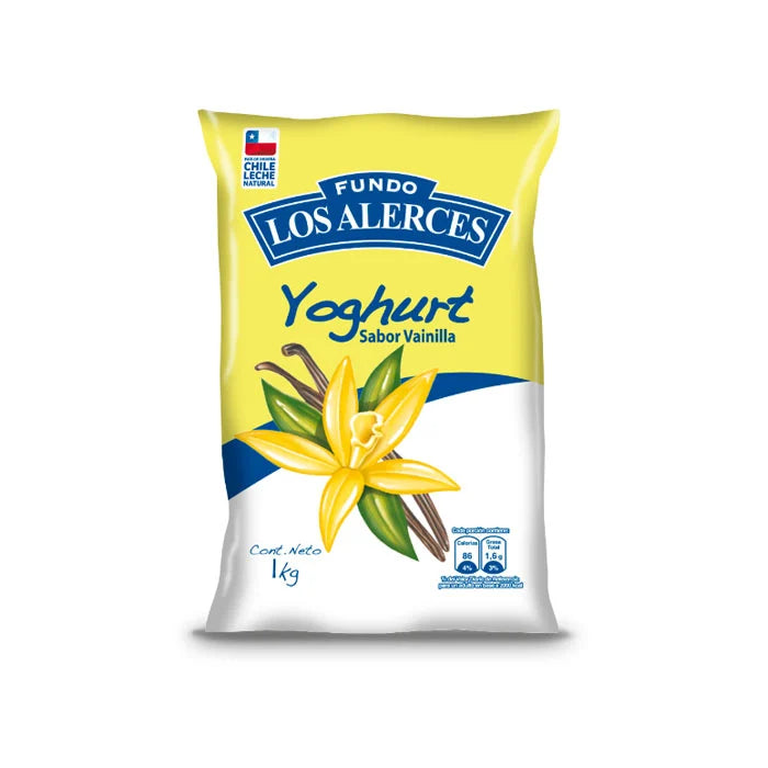 Yoghurt Los Alerces Vainilla 1 Lt
