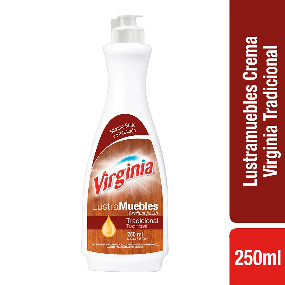 Lustramuebles en Crema Virginia Tradicional 250 Ml