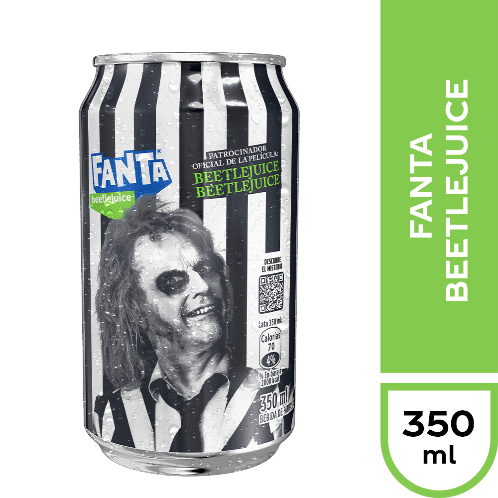 Bebida Fanta Beetlejuice 350 ml
