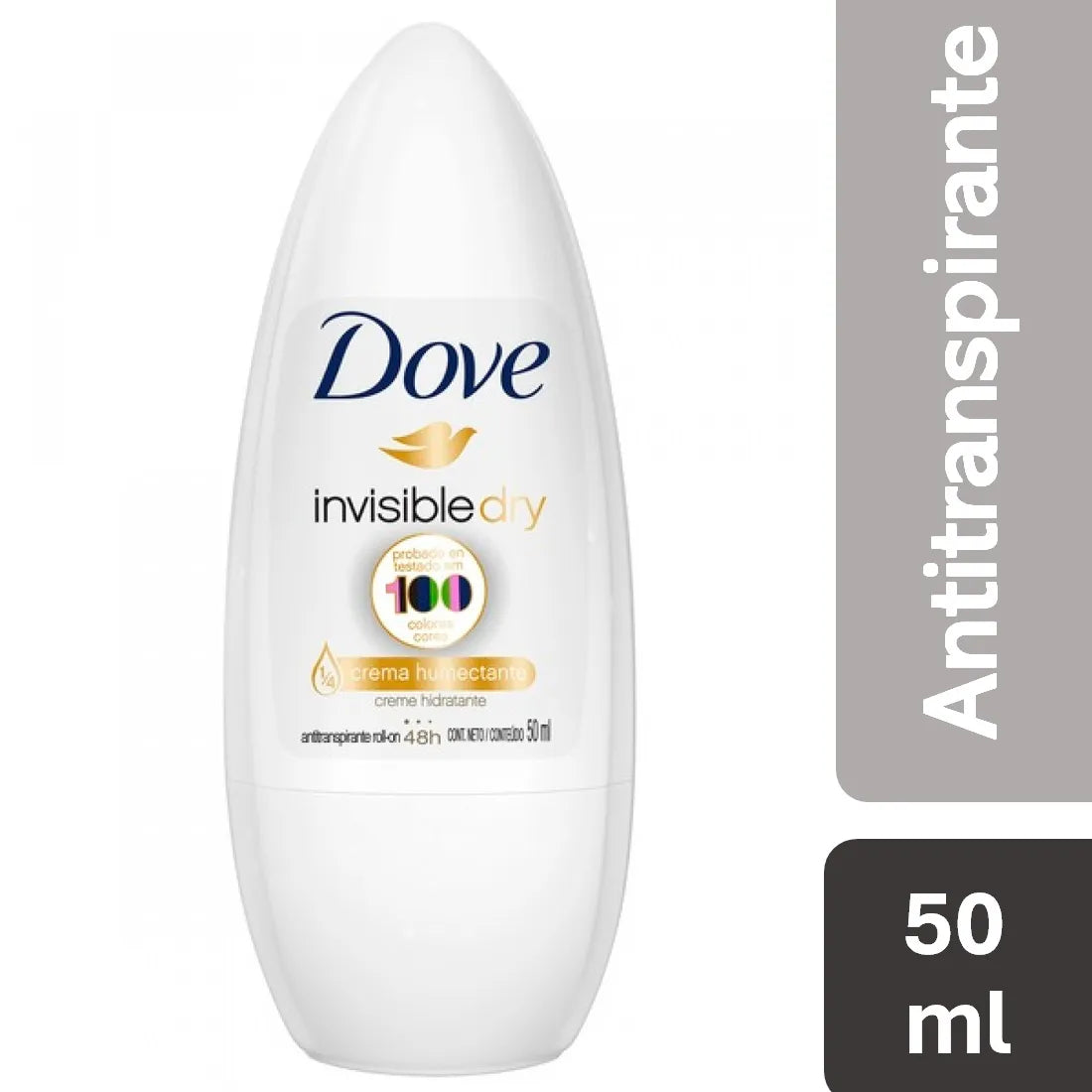 Desodorante Roll On Dove Invisible Dry 50 Gr
