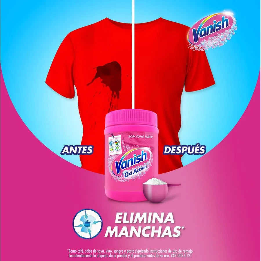 Quitamanchas Vanish Polvo Rosa Doypack 100 g