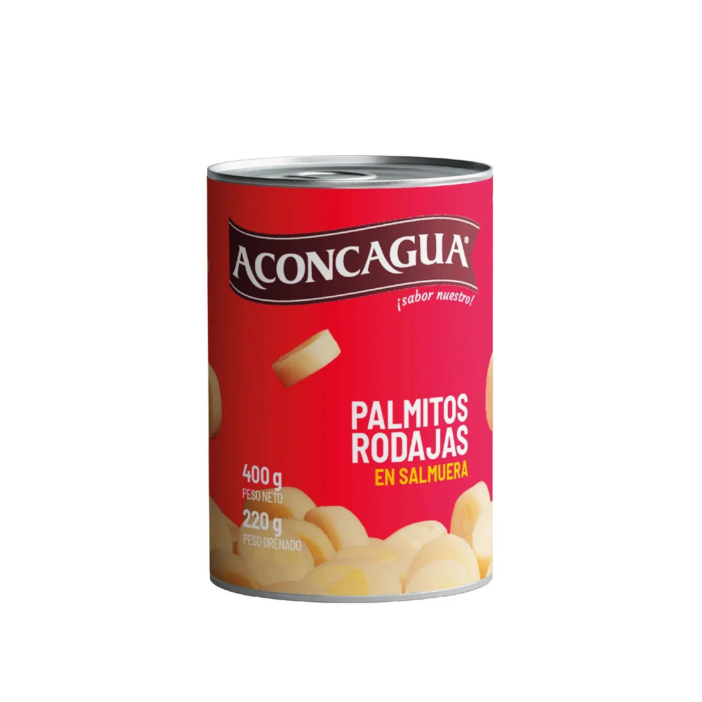Palmitos en Rodajas Aconcagua 400 Gr