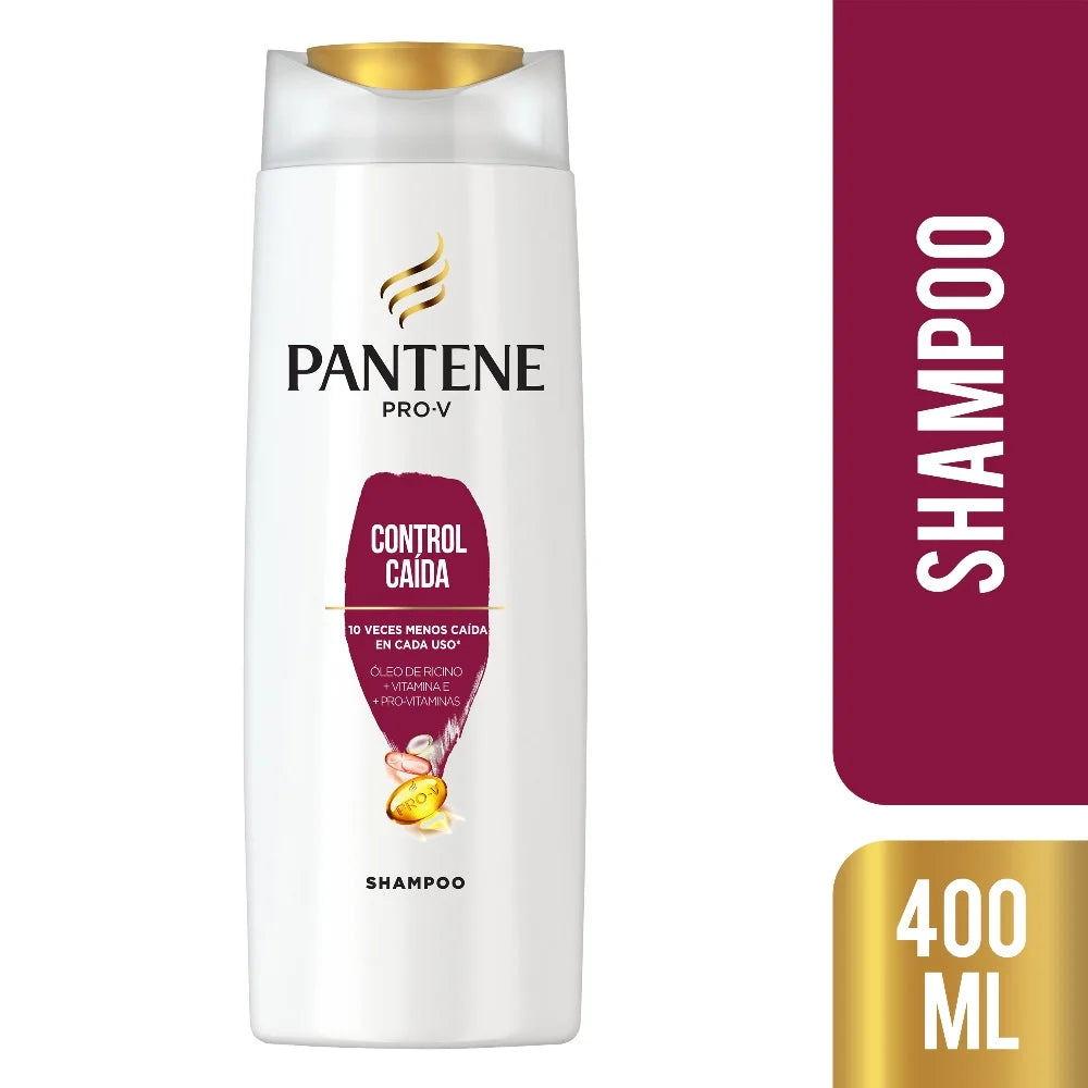 Shampoo Pantene Pro-V Cuidado Control Caída 400 Ml