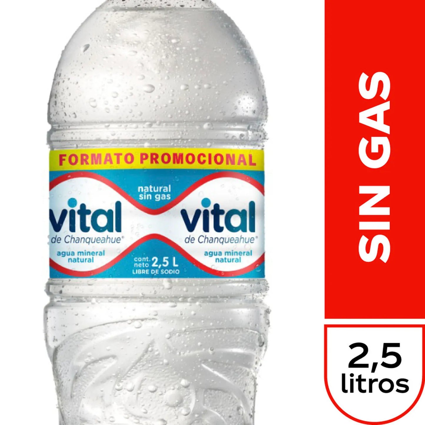Agua Mineral Vital Sin Gas 2.5 L