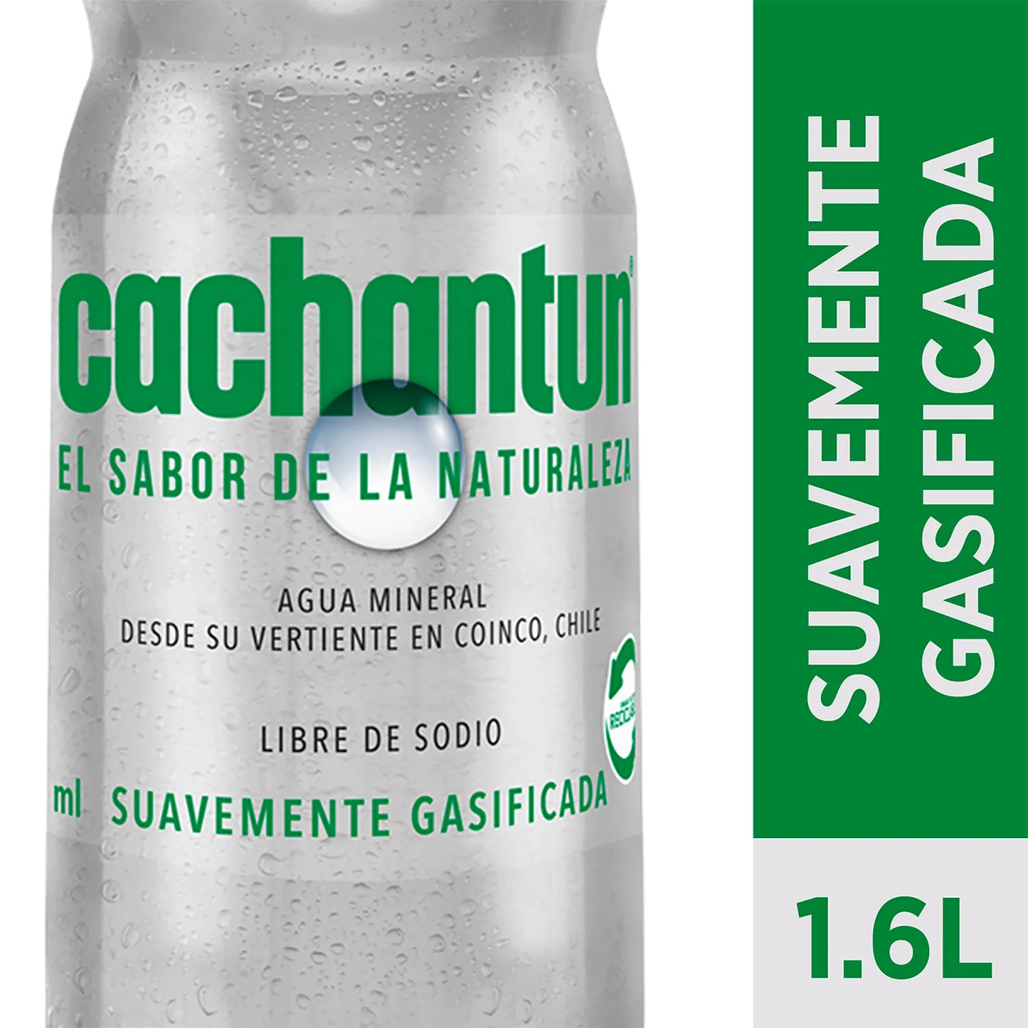 Agua Suavemente Gasificada Cachantun 1.6 Lt