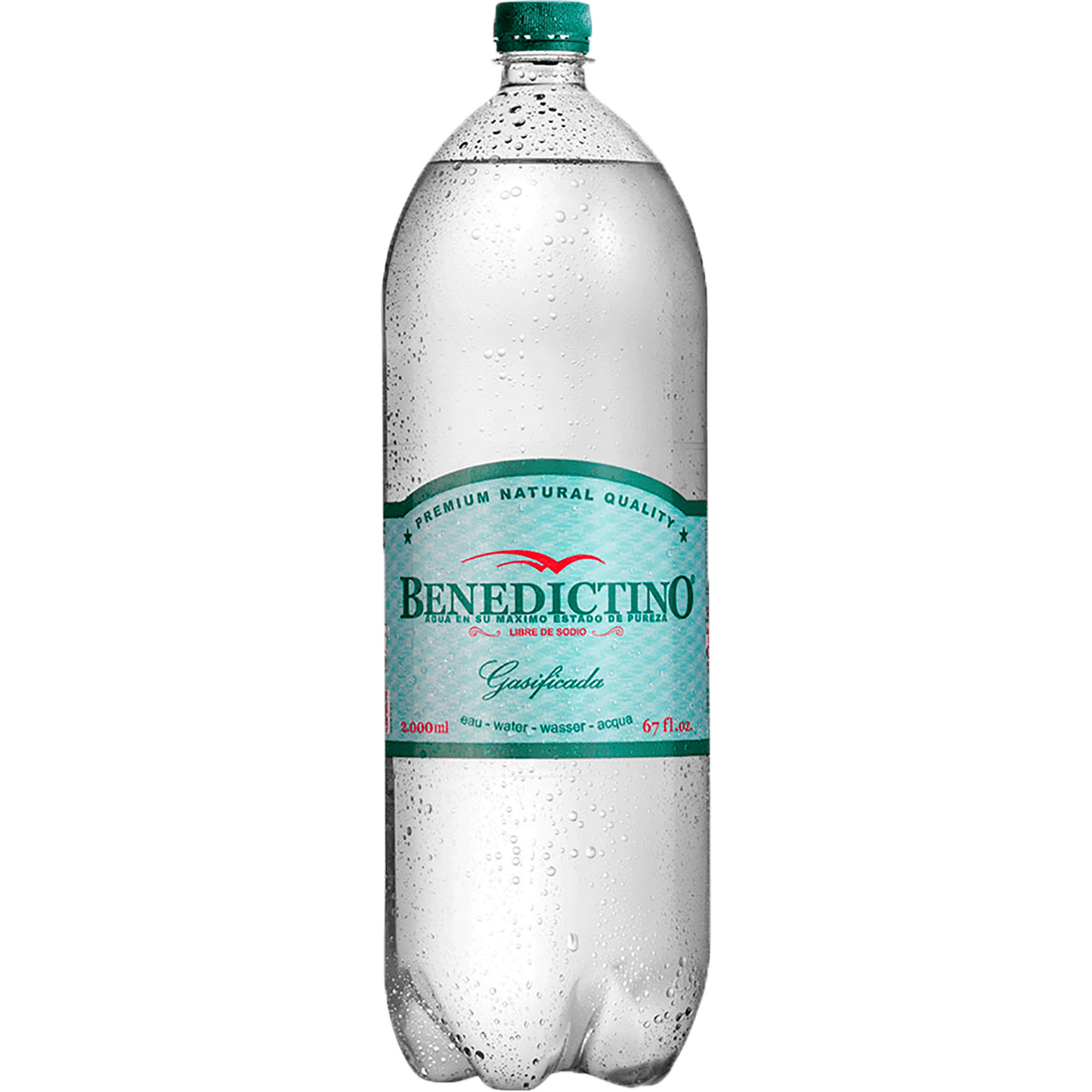 Agua Purificada Benedictino Gasificada 2 Lt