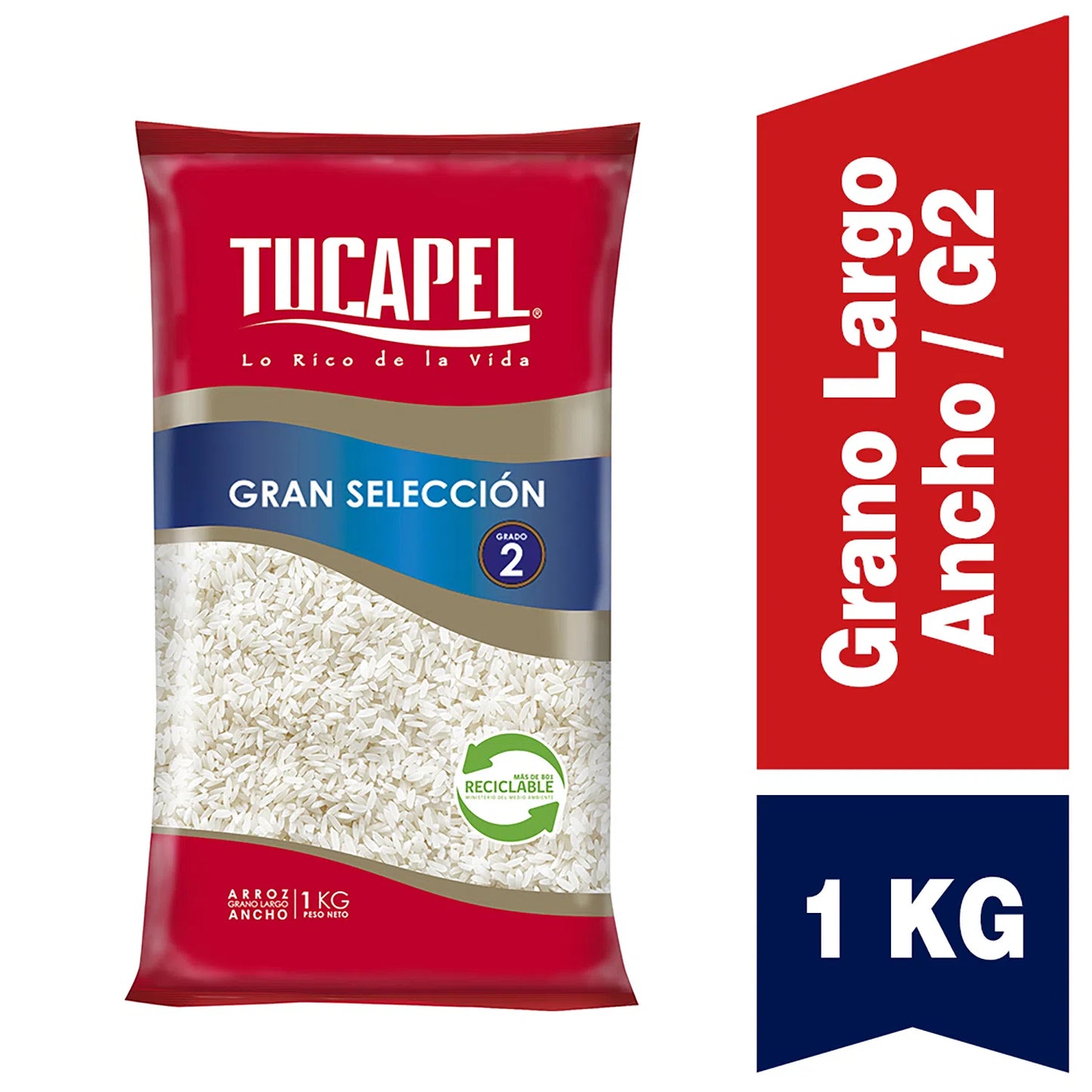 Arroz Grado 2 Tucapel 900 g