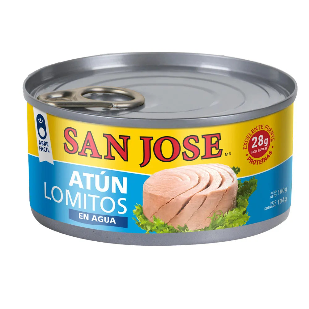 Atún Lomitos Agua San José 160 Gr