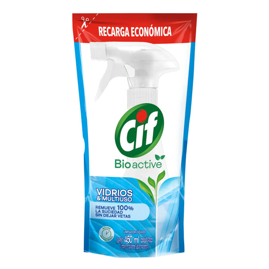 Cif Recarga Limpia Vidrios 450 Ml