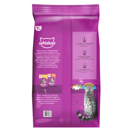 Alimento Seco para Gatos Whiskas Sabor Pescado 10 Kg
