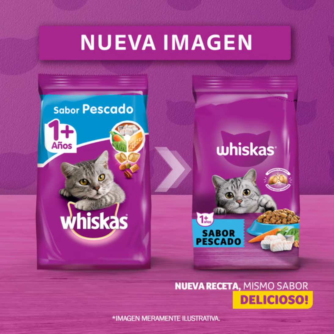 Alimento Seco para Gatos Whiskas Sabor Pescado 10 Kg