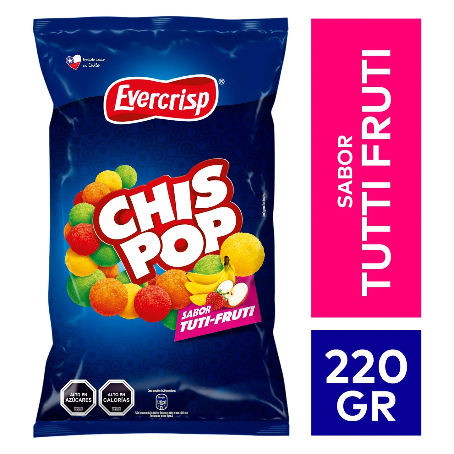 Chis Pop Evercrisp Tuttifruti 220 Gr
