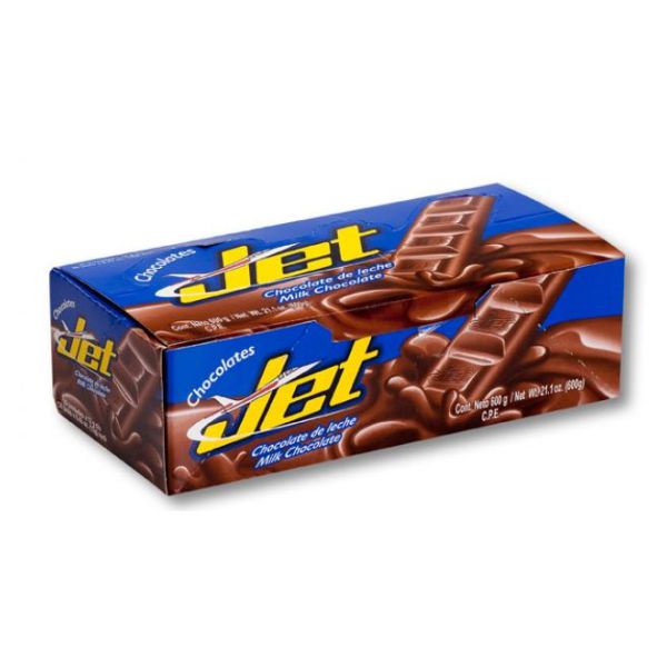 Caja Chocolate Jet 16 Un 400 Gr