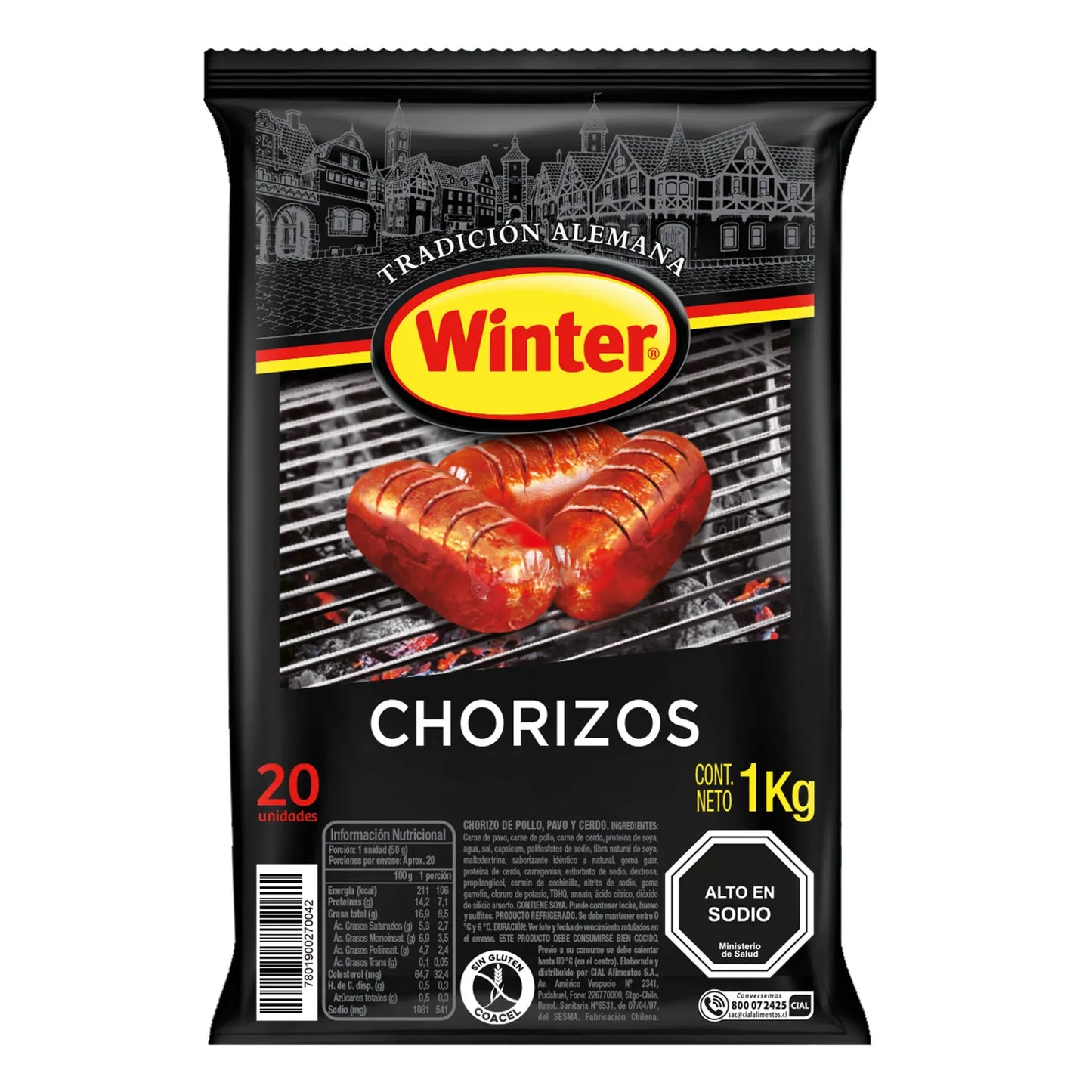 Chorizos Winter 1 Kg