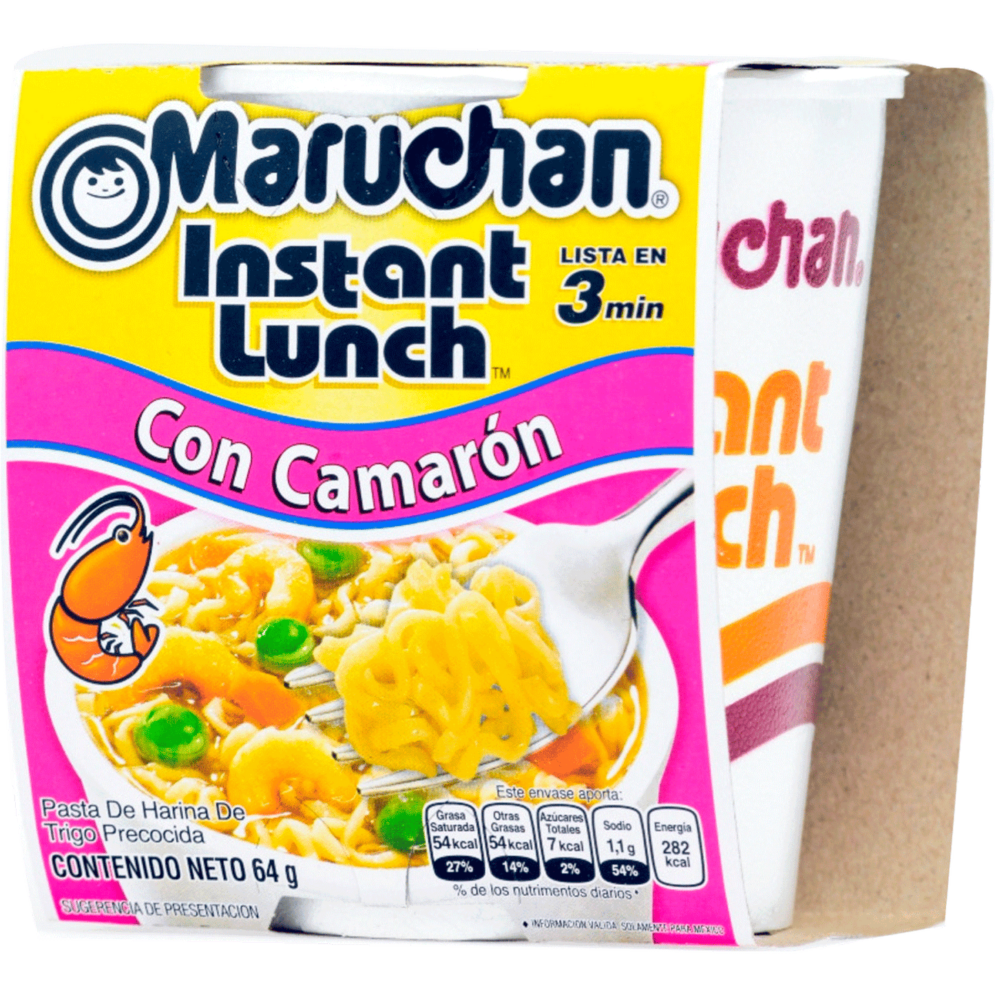Maruchan Sopa Instantánea Sabor Camarón 64 Gr