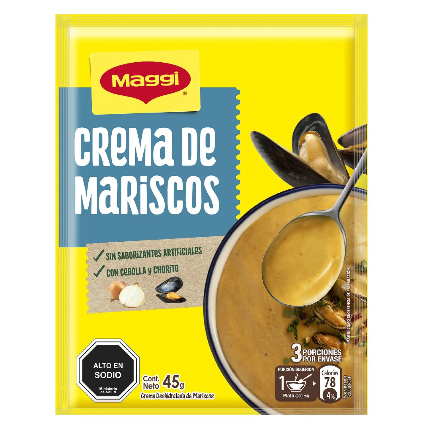 Crema De Mariscos Maggi 45 Gr