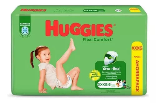Huggies Active Sec Talla XXXG 12 Un