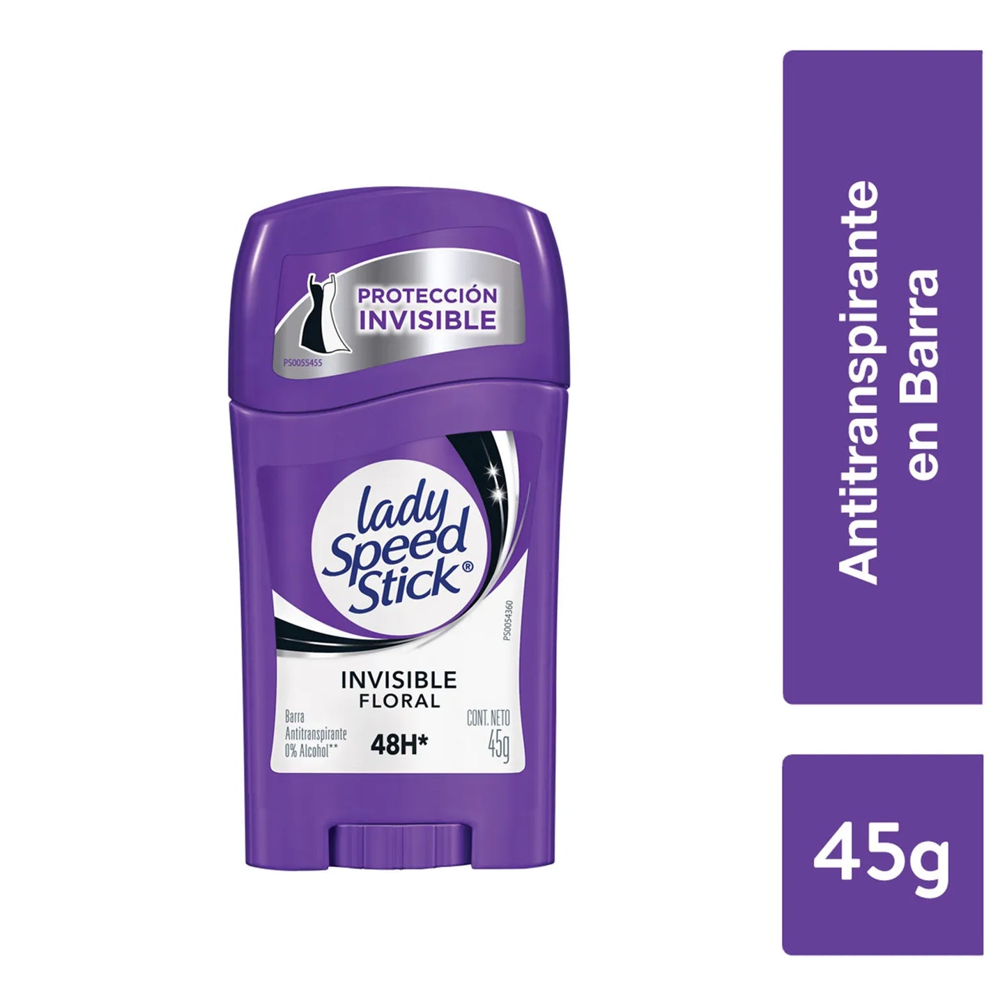Lady Speed Stick Desodorante en Barra Invisible Floral 45 gr