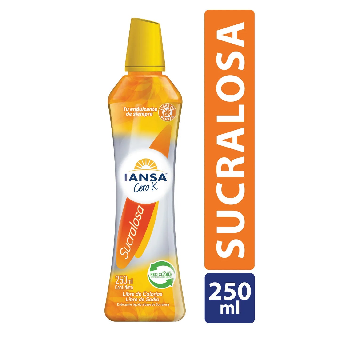 Endulzante Líquido Sucralosa Iansa Cero K 250 ml
