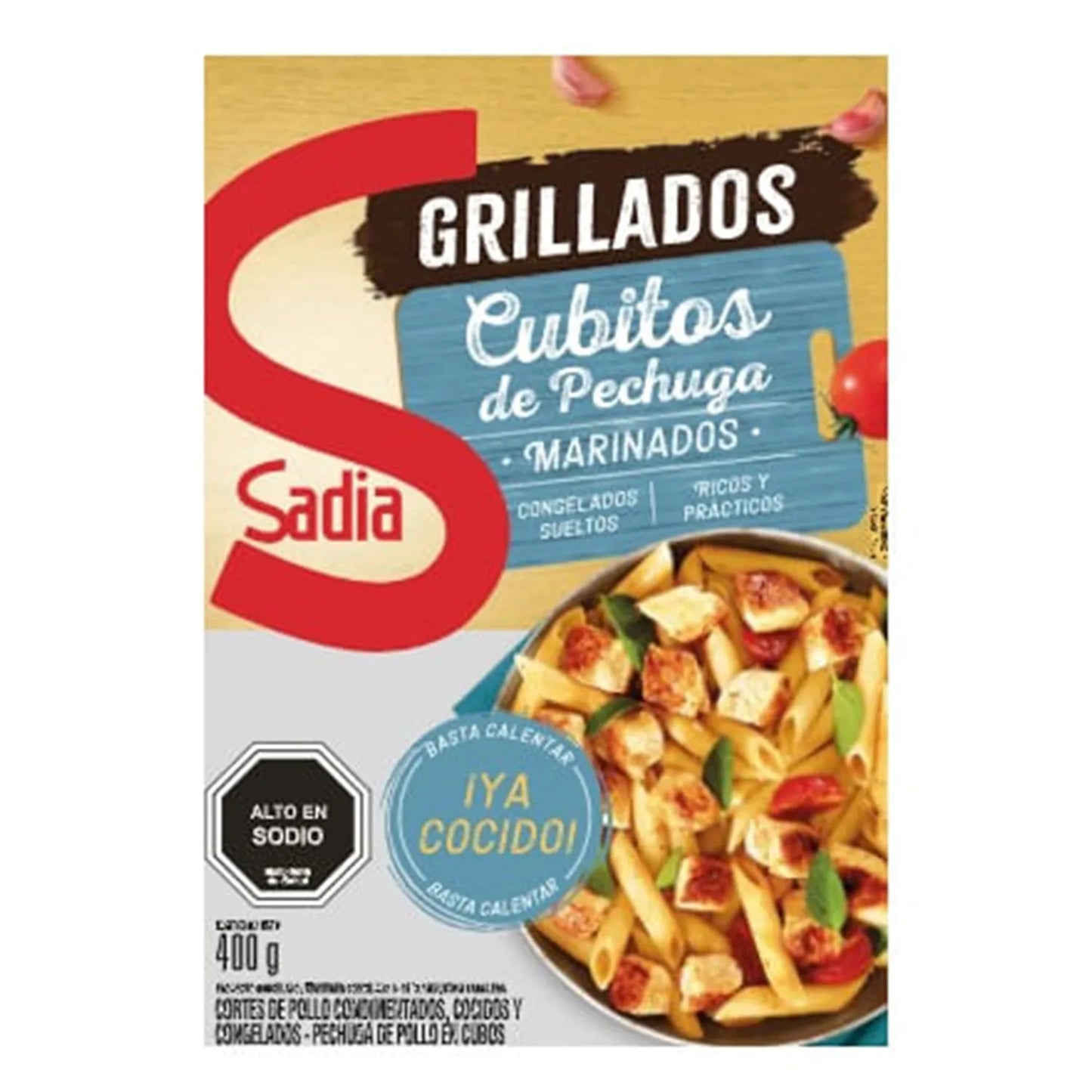 Cubitos Pechuga Marinado Sadia 400 Gr