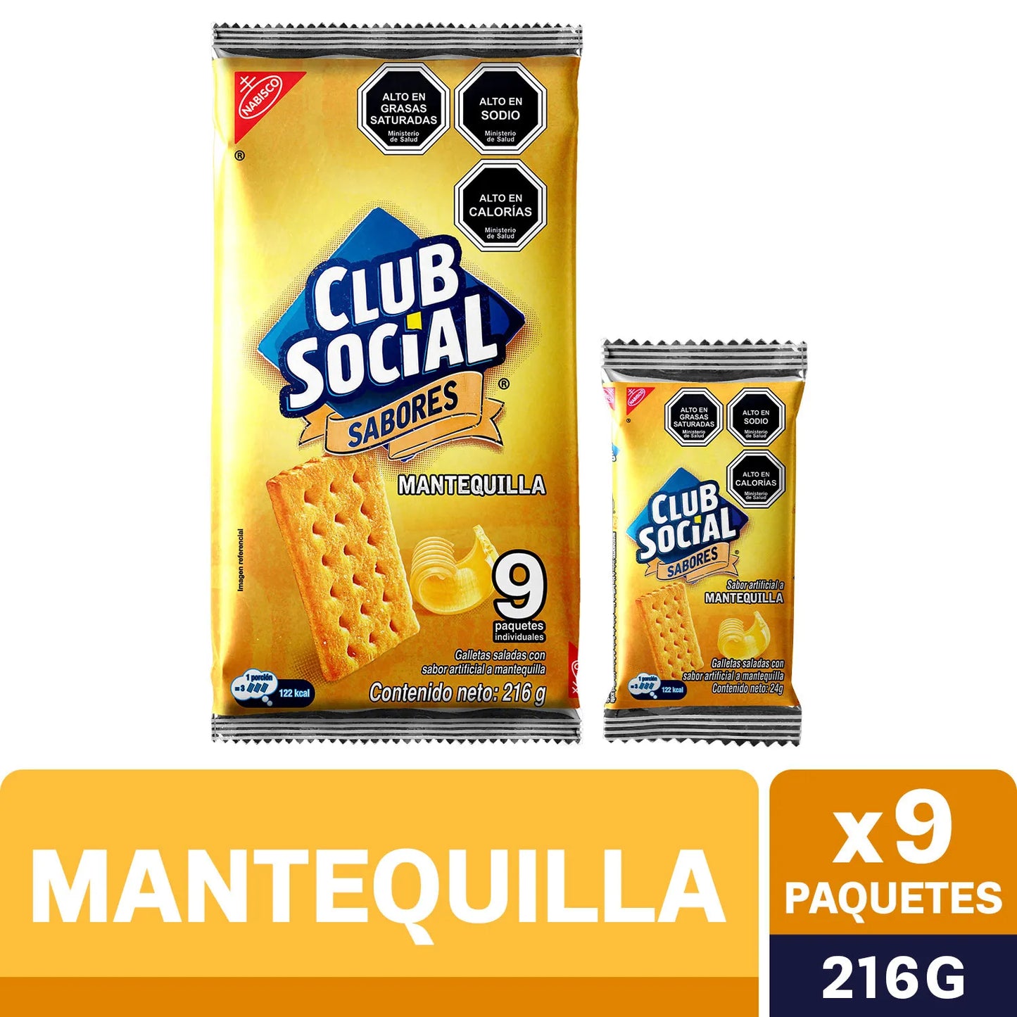 Galletas Club Social Mantequilla 216 g